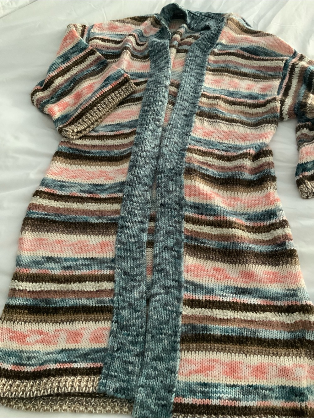 Anthropologie knit long duster open cardigan